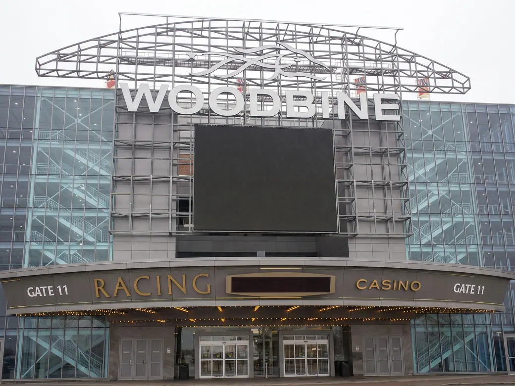 Gate 11 entrance of the Woodbine casino building
